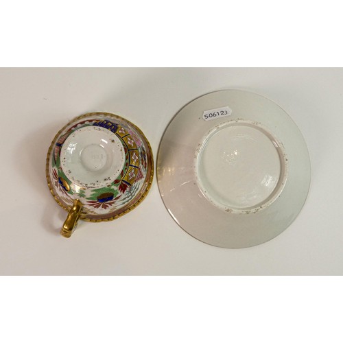 1474 - Worcester Flight Barr & Barr tea cup & saucer (2)