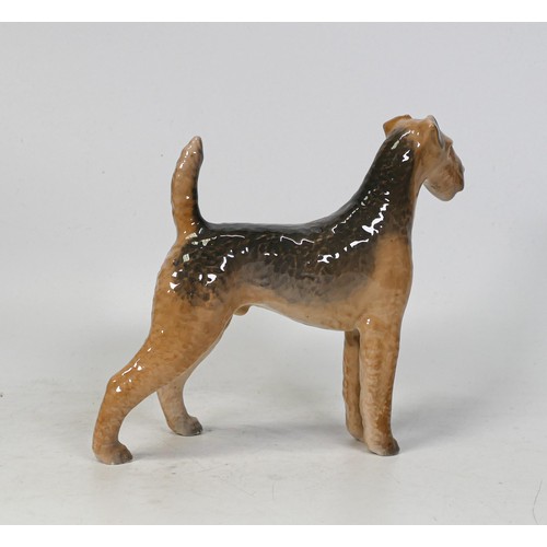 1511 - Royal Copenhagen 3139 RC Airedale terrier Th. Madsen, height 15.5cm