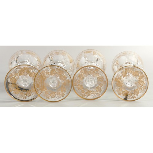 1715 - De Lamerie Fine Bone China glasses with Saudi motif, specially made high end quality items, made in ... 