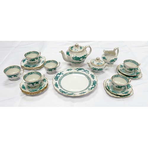 1751 - Booth's Dragon pattern 22 piece tea set (22)