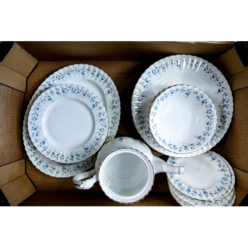 1764 - Royal Albert Memory Lane pattern tea & dinner ware to include - dinner plates, tea pot, tea set etc.... 