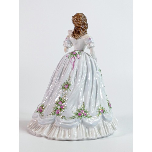 1864 - Royal Worcester for Compton & Woodhouse figure Queen of Hearts, limited edition with cert.