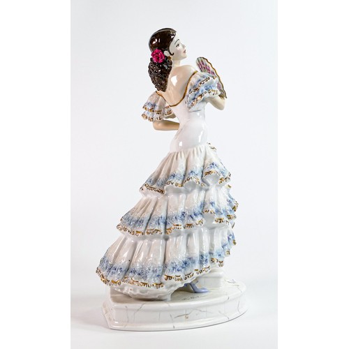 1865 - Royal Worcester large figure Maria from The Maureen Halson signature edition for Compton & Woodhouse... 