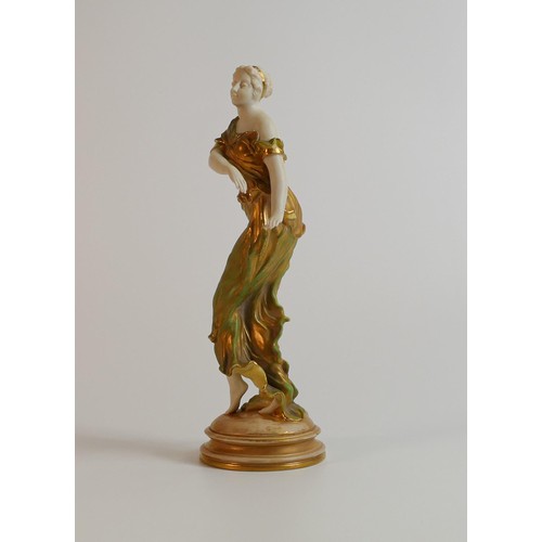 1889 - Royal Worcester extremely rare classical figure, model RW2654, issued in 1916 and described in the C... 