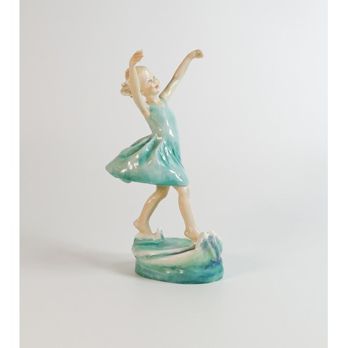 1939 - Royal Worcester figure Dancing Waves 3225 modelled by F G Doughty, black marks, h.23cm.