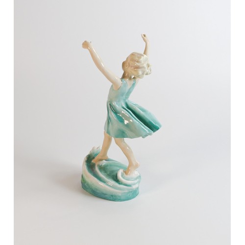 1939 - Royal Worcester figure Dancing Waves 3225 modelled by F G Doughty, black marks, h.23cm.