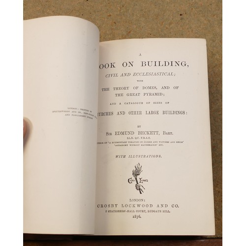 1949 - 13 x building, roads and related books includes Building laws New York 1946 3 vols, Dictionary of En... 