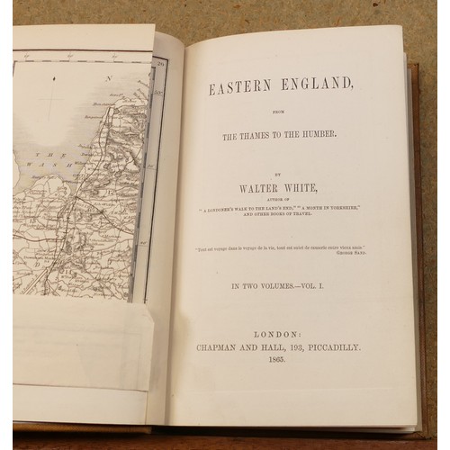 1951 - 38 x books on Suffolk and Eastern England, as photographed, dating from the 18th century.