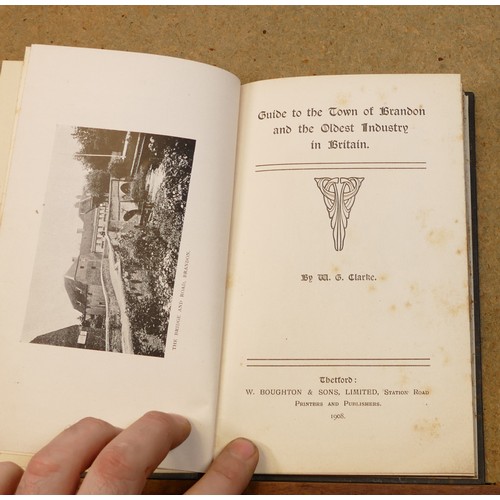 1951 - 38 x books on Suffolk and Eastern England, as photographed, dating from the 18th century.