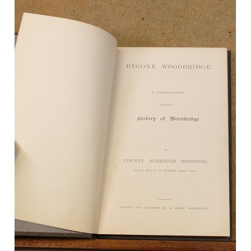 1951 - 38 x books on Suffolk and Eastern England, as photographed, dating from the 18th century.