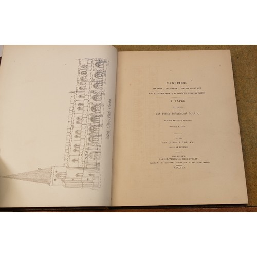 1952 - 4 x larger volumes on Suffolk - The History of Awsted Suffok 1784 Cullum, West Suffolk illustrated B... 