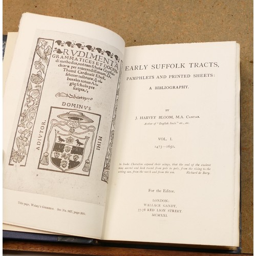 1954 - 24 x Books on Suffolk, East Anglia and associated areas - As photographed  (24)