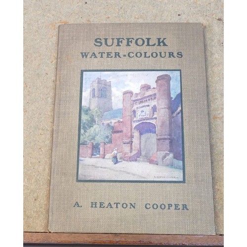 1956 - 22 x books relating to Ipswich, East Anglia and associated areas, as per photos.  Includes photo alb... 