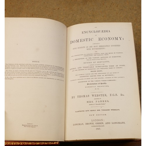 1959 - 10 x Cookery & household books mainly 19th century - The spirit of cookery Thudichum 1895, Pot-Pourr... 