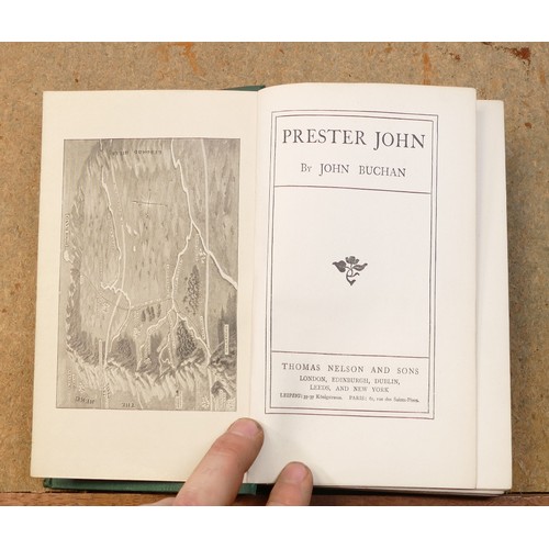 1960 - Six x 1st edition books by John Buchan - Sir Walter Scott 1932, Prester John 1910 (slight a/f),  Cas... 