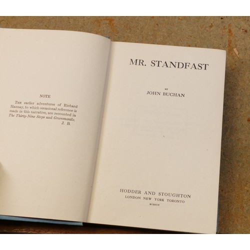 1961 - 7 x first edition books by John Buchan - Mr Standfast, The Runagates club 1928, The Northern Muse 19... 