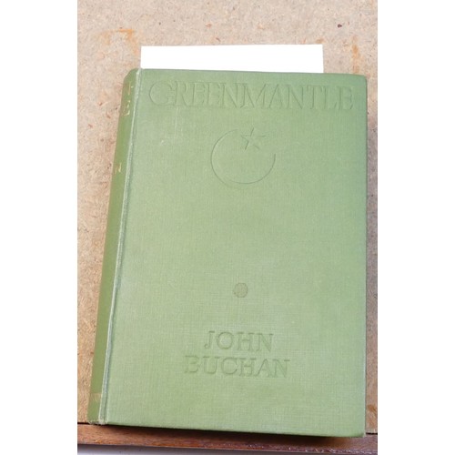 1962 - 6 x first edition books by John Buchan - Green Mantle, The Clearing House 1946, The Last Secrets 192... 