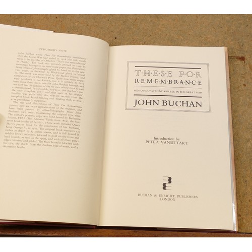 1964 - 5 x first editions and later by John Buchan - Homilies & recreations, Prester John, The Three Hostag... 