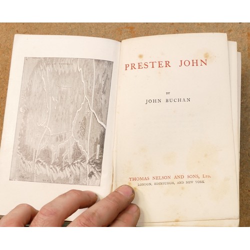 1964 - 5 x first editions and later by John Buchan - Homilies & recreations, Prester John, The Three Hostag... 