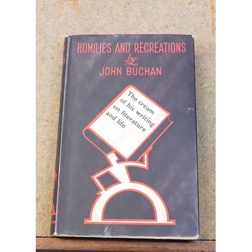 1964 - 5 x first editions and later by John Buchan - Homilies & recreations, Prester John, The Three Hostag... 