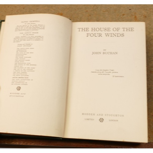 1965 - Four 1st edition books by John Buchan - The Free Fishers 1934, The Island of Sheep 1936 (x2) & The H... 