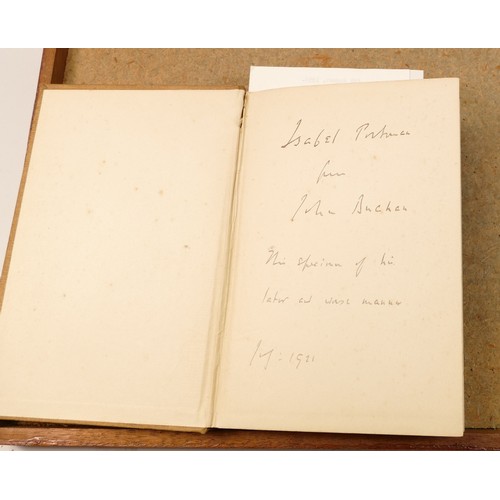 1969 - John Buchan The Path of the King signed 1st edition together with invoice dated 1959, plus inscribed... 