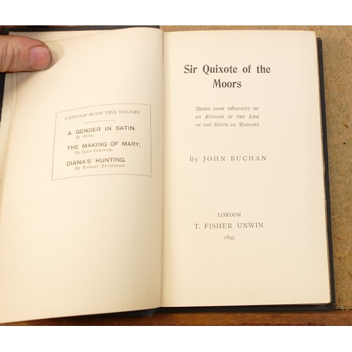 1973 - John Buchan Scholar Gypsies 1st edition, together with Sir Quixote of the Moors 1895 1st edition wit... 