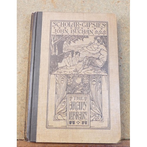 1973 - John Buchan Scholar Gypsies 1st edition, together with Sir Quixote of the Moors 1895 1st edition wit... 