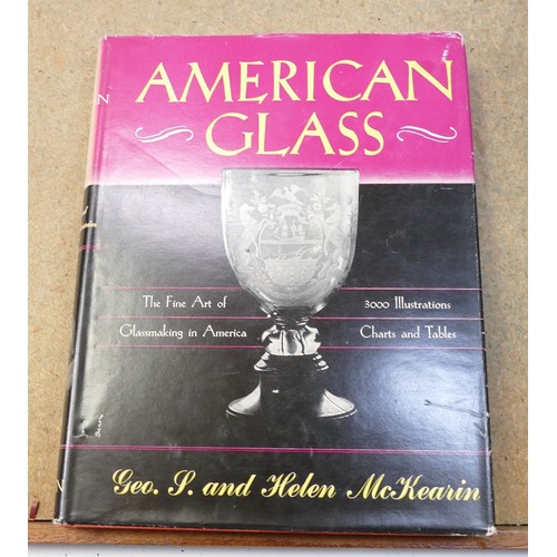 1976 - Collection of 10 books on glass, clocks & silver incudes American Glass McKearin, History of English... 