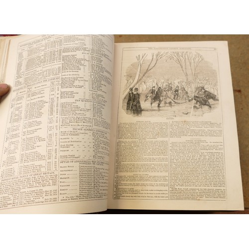 1978 - The illustrated Almanacks 1845 - 1869. Large volume.