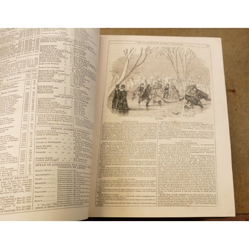 1978 - The illustrated Almanacks 1845 - 1869. Large volume.