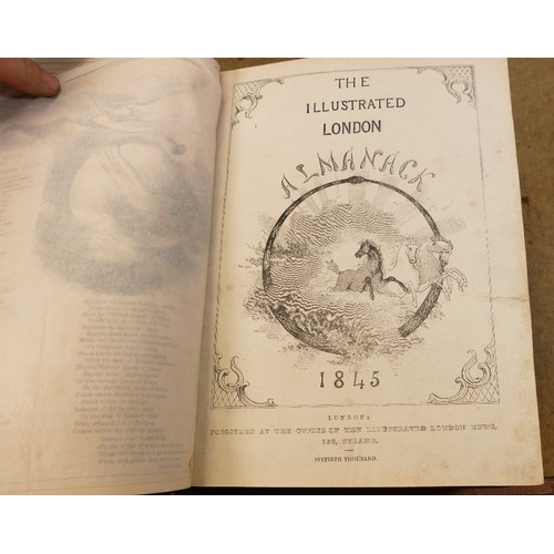 1978 - The illustrated Almanacks 1845 - 1869. Large volume.