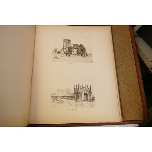 1982 - Frosts drawings of Ipswich Frank Brown 1895 - A very large book 42cm x 35cm.