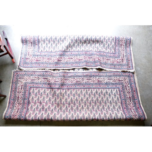 2032 - Large hand made oriental carpet / rug, size 321 cm and 230 cm