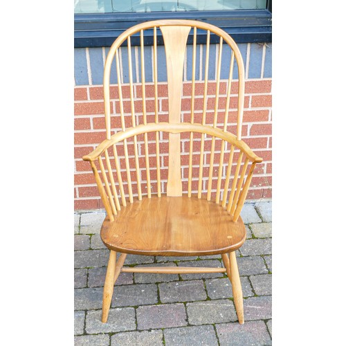 2094 - Ercol Blonde mid century armchair.