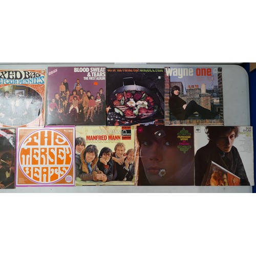 2198 - A collection of 1960's ,70's & later LP Records to include John Lennon, Manfred Mann, Wynder K. Frog... 