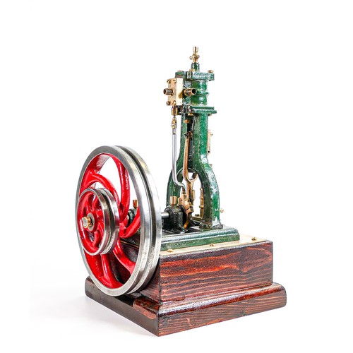 2238 - Antique large Stationary Live Steam Pump, height 31cm