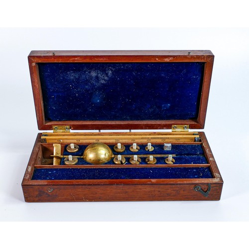 2247 - Cased Sikes's Hydrometer Standard By Hicks London