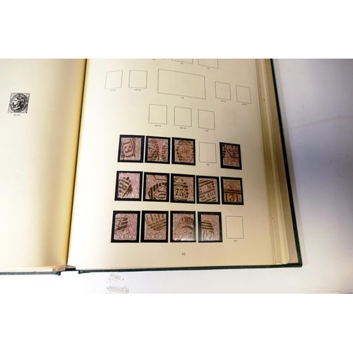 2255 - Comprehensive GB stamp collection in Windsor album - includes some good stamps - penny black & 2d im... 