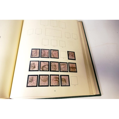 2255 - Comprehensive GB stamp collection in Windsor album - includes some good stamps - penny black & 2d im... 