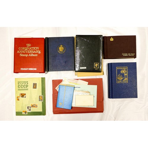 2256 - Good assortment of GB & overseas stamps in albums & stock books including; 2 x albums of mint stamps... 