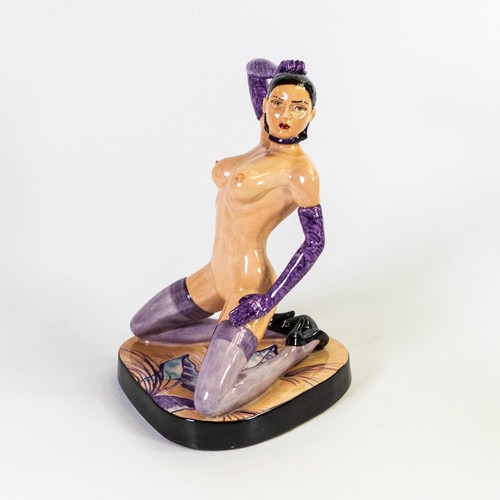 285 - Peggy Davies erotic Megan figurine, artist original colourway 1/1 by Victoria Bourne