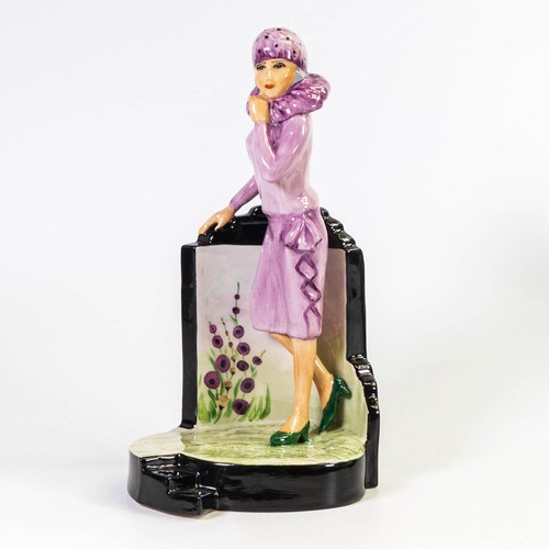 288 - Peggy Davies Clarice Cliff centre stage figurine, artist original colourway 1/1 by Victoria Bourne