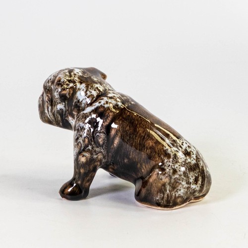 1542 - Anita Harris British Bulldog figure. Gold signed to base. Height 7cm, width 10cm