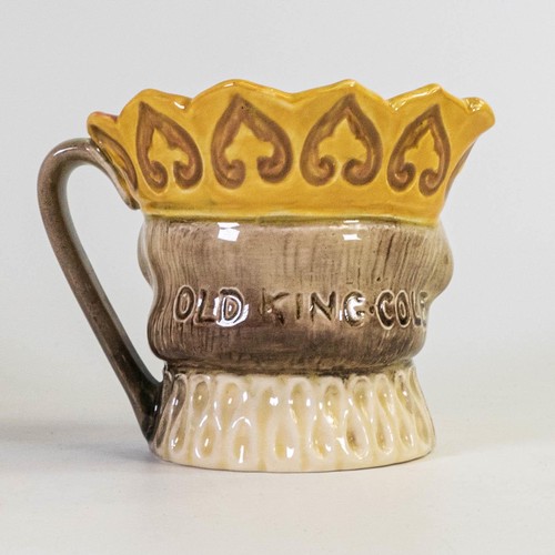 1343 - Royal Doulton small character jug Old King Cole, with yellow crown