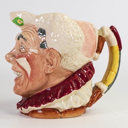 1344 - Royal Doulton large character jug White Haired Clown