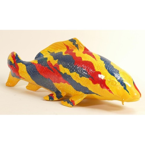 365 - North Light large resin figure of a Carp fish, height 17cm. This was removed from the archives of th... 