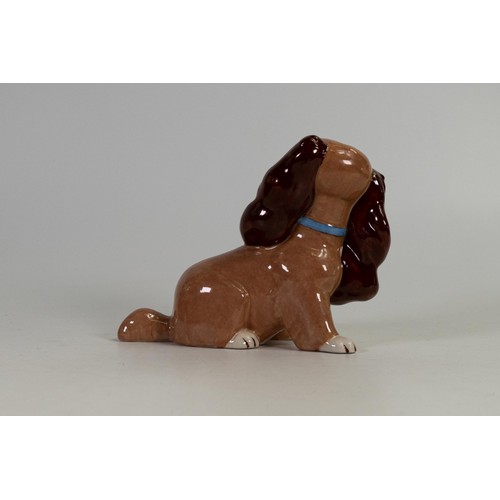 478 - Wade colourway prototype from the  Lady & The Tramp series,  Blow Up figure of Lady - glaze faults a... 