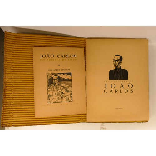 1983 - Dr Joao Carlos Celestino Pereira Gomes Portuguese Artist, books include In Memorium with uncut pages... 