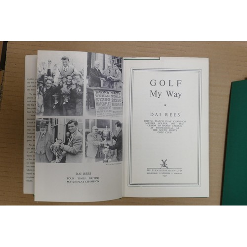 1988 - 16 x Books on painting & Golf plus other oddments, as photographed.